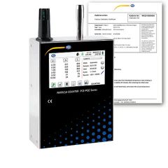  Máy đếm hạt tiểu phân trong không khí PCE PQC 31EU (0.5~25 μm, Incl. Calibration Certificate) 