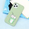 Ốp lưng iPhone 11 Pro Nhựa dẻo UV CKTG852 Mèo ly Xanh lá