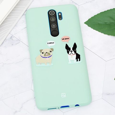 Ốp lưng Redmi note 8 pro nhựa dẻo Solid printing JM 19271 Chó xinh