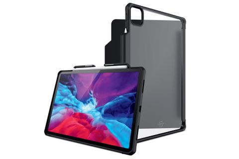 Ốp lưng iPad Pro M1 2021 11 inch Nhựa cứng viền dẻo ITSKINS HYBRID SOLID FOLIO Đen