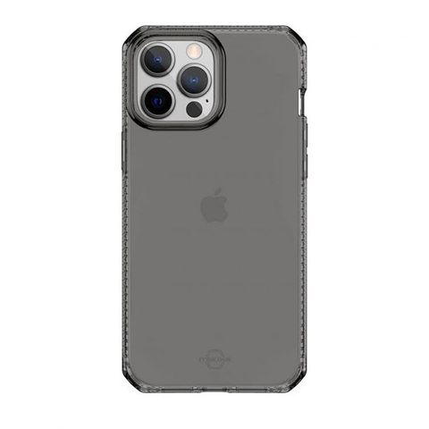 Ốp lưng iPhone 13 Pro Max Nhựa dẻo ITSKINS SPECTRUM CLEAR ANTIMICROBIAL Xám