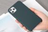 Ốp lưng iPhone 11 Pro Max Nhựa dẻo Liquid silicone B JM Xanh rừng thẳm