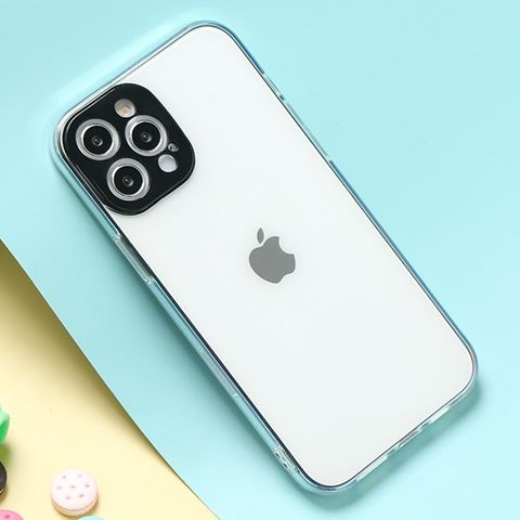 Ốp lưng iPhone 12 Pro Max Nhựa dẻo Transparent Acrylic MEEKER Đen