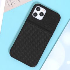  Ốp lưng iPhone 12/ 12 Pro Nhựa cứng viền dẻo Cave PU Case COSANO Đen 