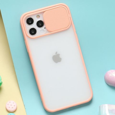 Ốp lưng iPhone 12/12 Pro Nhựa cứng viền dẻo TKS-LZB17 Rubber 2 IN 1 MEEKER Hồng