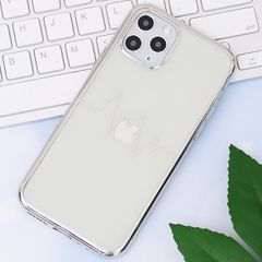  Ốp lưng iPhone 11 Pro nhựa dẻo TPU Electroplating Heartbeat COSANO Silver 