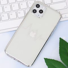  Ốp lưng iPhone 11 Pro nhựa dẻo TPU Electroplating Heartbeat COSANO Silver 