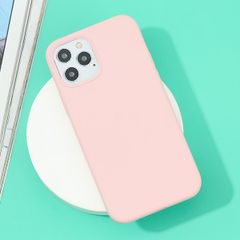  Ốp lưng iPhone 12/12 Pro Nhựa dẻo Liquid Silicone Case COSANO Hồng nhạt 