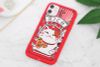 Ốp lưng iPhone 11 Pro Nhựa dẻo UV printing OSMIA CKNY002 Mèo Đỏ
