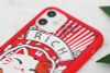 Ốp lưng iPhone 11 Pro Nhựa dẻo UV printing OSMIA CKNY002 Mèo Đỏ