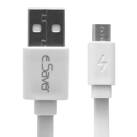 Cáp Micro USB 20cm eSaver BST-0728 Trắng