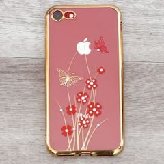 Ốp lưng iPhone 7-8 nhựa dẻo Electroplate printing OSMIA Hoa sắc 