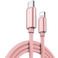  Cáp Sạc TYPE-C TO Lightning Rock c6 Metal 
