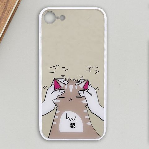 Ốp lưng iPhone 7 - iPhone 8 Nhựa cứng viền dẻo Mirror Fun II JM JM161124 Mèo hồng
