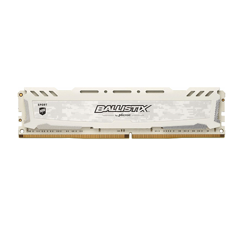 Crucial Ballistix Sport Lt White 16Gb Ddr4-2666 Udimm