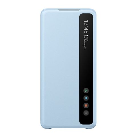 Bao da Galaxy S20+ nắp gập Clear View Cover Samsung Xanh