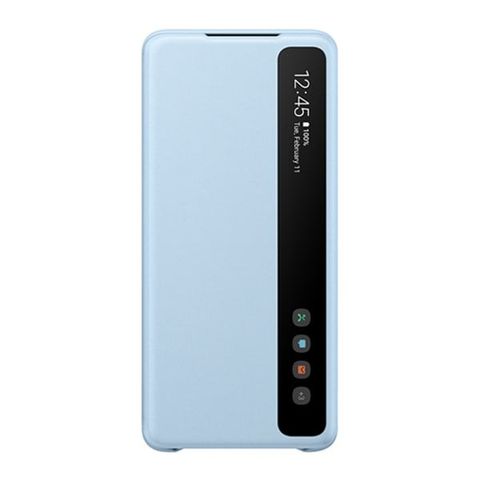 Bao da Galaxy S20+ nắp gập Clear View Cover Samsung Xanh