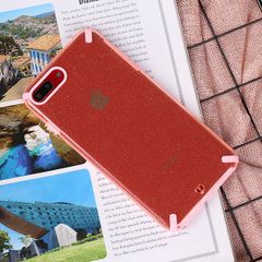  Ốp lưng iPhone 7 Plus/ 8 Plus nhựa cứng viền dẻo Conkor JM TPU PC light pink 