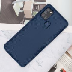  Ốp lưng Galaxy A21S nhựa dẻo Line Pattern TPU COSANO Navy 