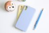 Ốp lưng iPhone X/Xs nhựa dẻo LIQUID SILICONE B JM Xanh khói