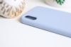 Ốp lưng iPhone X/Xs nhựa dẻo LIQUID SILICONE B JM Xanh khói