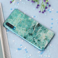  Ốp lưng Galaxy A50/A50s Nhựa dẻo Matte IMD Printing JM JML050 Vân Xanh 