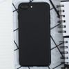 Ốp lưng iPhone 7/8+ nhựa dẻo Matte solid OSMIA Đen