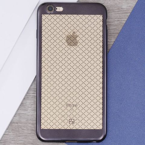 Ốp lưng iPhone 6 Plus - 6S Plus Nhựa dẻo Noisele JM Đen