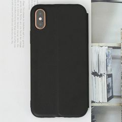  Ốp lưng iPhone XS Nắp gập Stand flip MEEKER Đen 