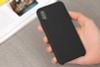 Ốp lưng iPhone X/Xs Nhựa dẻo Liquid silicone B JM Đen