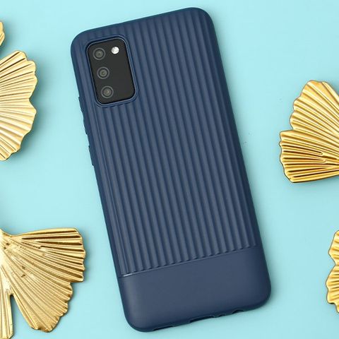 Ốp lưng Galaxy A02S nhựa dẻo Mix strip OSMIA Navy