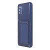 Ốp lưng Galaxy A03s Nhựa dẻo SOFT POCKET JM Xanh Trong