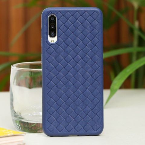 Ốp lưng Galaxy A50/A50S nhựa dẻo Woven OSMIA Navy
