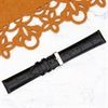 Dây da đồng hồ size 20mm Đen L023-01