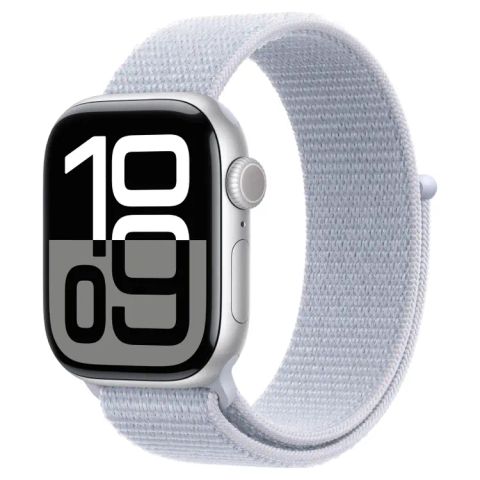 Apple Watch Series 10 GPS 42mm Viền Nhôm Dây Vải (Bạc)