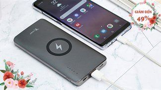 Mừng ngày Quốc tế Phụ Nữ, sạc dự phòng dung lượng lớn đến 15.000 mAh giảm cực sốc, mua dùng khỏi lo hết pin điện thoại
