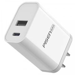  Sạc Nhanh 2 Cổng Pisen Pro Quick Usb Wall 18w Ts-c112 