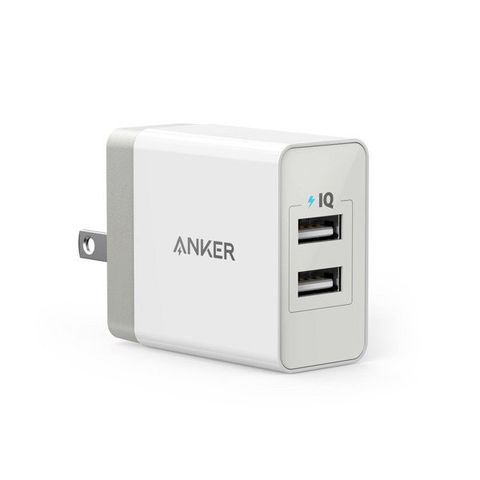 Sạc Anker 2 Cổng, 24w - Powerport 2, 24w (chân Tròn)