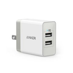  Sạc Anker 2 Cổng, 24w - Powerport 2, 24w (chân Tròn) 