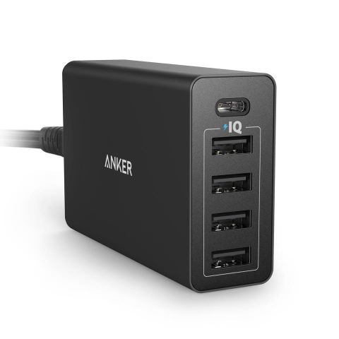 Sạc Anker 5 Cổng, 40w, Usb-c - Powerport 5