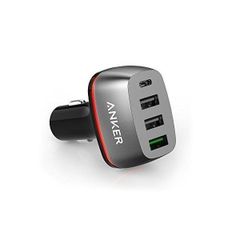  Sạc Ô Tô Anker 4 Cổng,1 Cổng Usb-c, 1 Cổng Qc 3.0 Và 2 Cổng Poweriq 