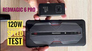 Smartphone chơi game Red Magic 6 Pro đi kèm bộ sạc GaN với công suất khủng 120W, chỉ năm phút sạc có ngay 50% pin