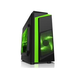 CASE SAMA eSport 2 Window - Mini ATX case Xanh Lá