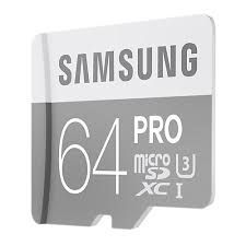 Samsung Microsdxc Pro+ Memory Card W/ Adapter 64Gb