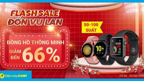 Săn sale Vu Lan, smartwatch giảm SỐC đến 66% - món quà thông minh trao đấng sinh thành