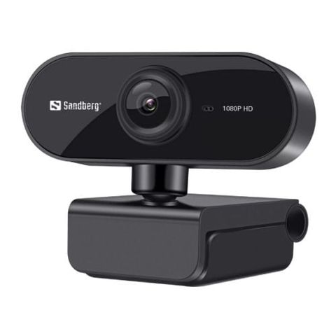 Sandberg Usb Flex Fhd 2mp Webcam Với Mic, 1080p