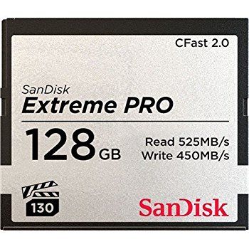 Sandisk Extreme Pro Cfast 2.0 Memory Card 128 Gb