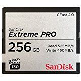  Sandisk Extreme Pro Cfast 2.0 Memory Card 256 Gb 