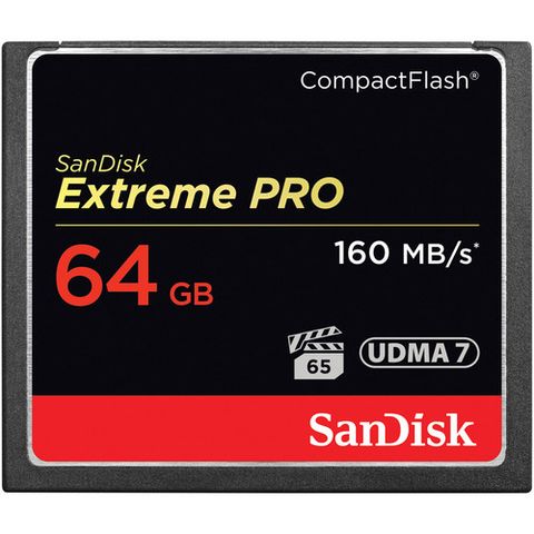 Sandisk Extreme Pro Compactflash Memory Card 64 Gb