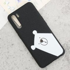  Ốp lưng Oppo Reno3 Nhựa dẻo Sandy Printing MEEKER CN200401 Gấu Đen 